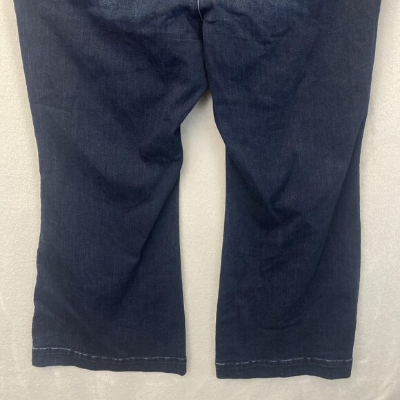 Torrid Bombshell Flare Jeans Womens 26S Dark Wash Super Soft Stretch High Rise - Picture 11 of 16